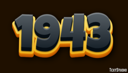 1943 Efekt tekstowy