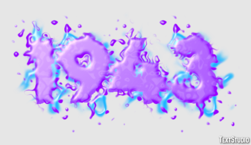 1943 Text Effect