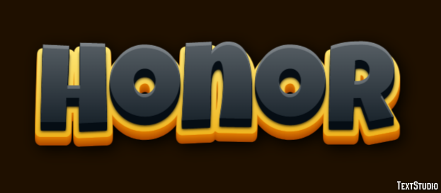 Honor Texteffekt