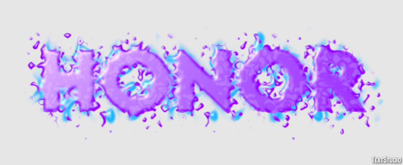Honor Text Effect