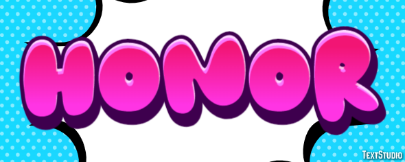 Honor Text Effect