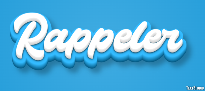 Rappeler Effet de Texte