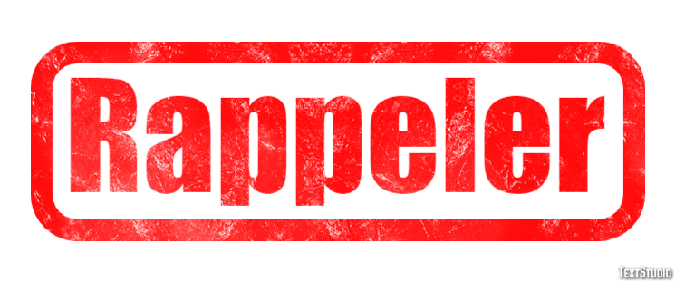 Rappeler Effet de Texte