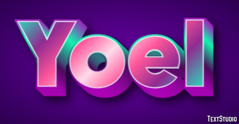 Yoel Text effect