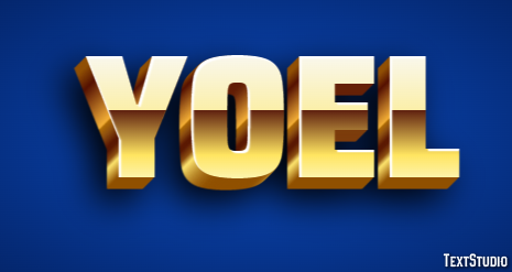 Yoel Text effect