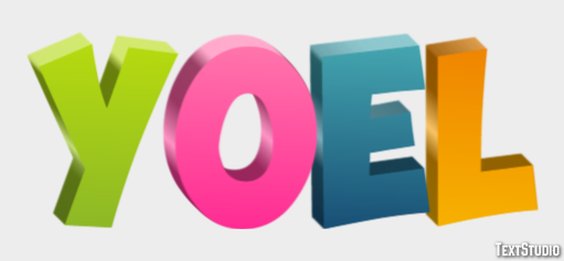 Yoel Text effect