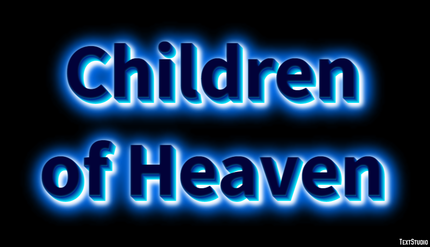 Children of Heaven Text Effect