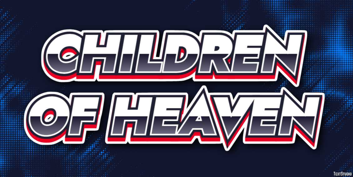 Children of Heaven Text Effect