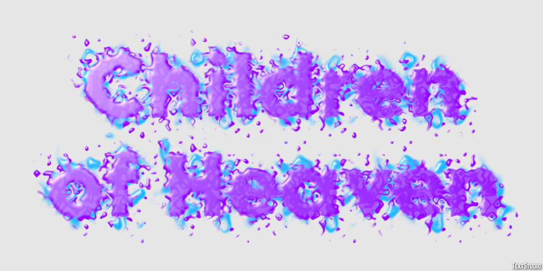 Children of Heaven Text Effect