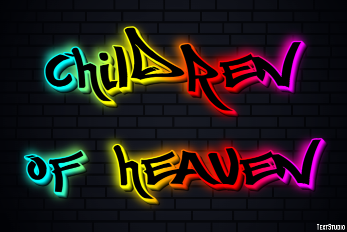 Children of Heaven Text effect