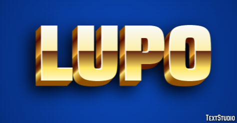 Lupo Effetto testo