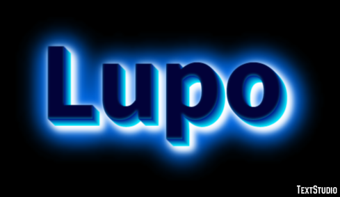 Lupo Effetto testo