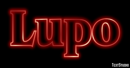 Lupo Effetto testo