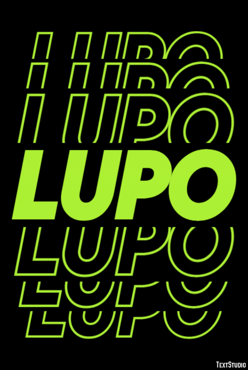 Lupo Efecto de texto