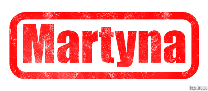 Martyna Efeito de texto