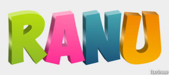Ranu Text Effect
