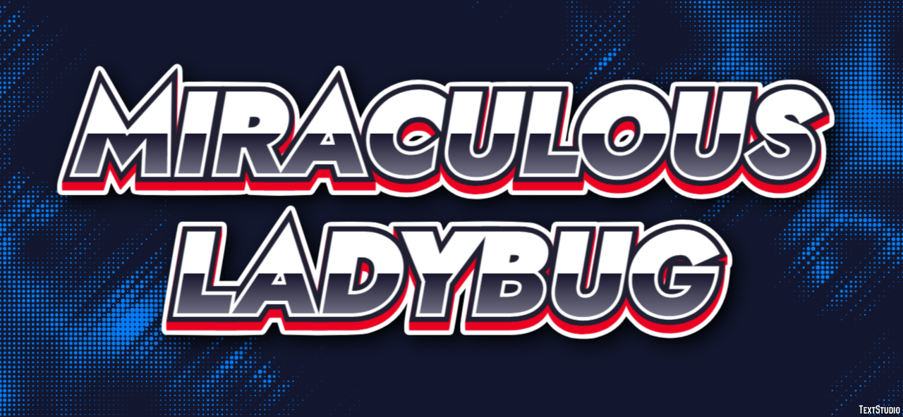 Miraculous Ladybug Text Effect