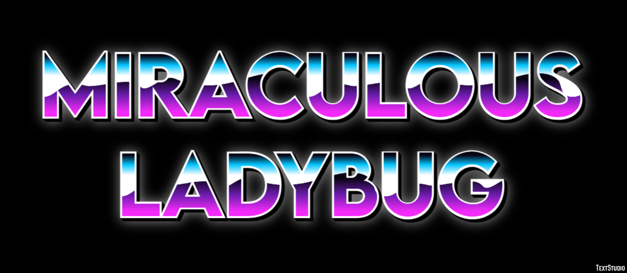 Miraculous Ladybug Text Effect
