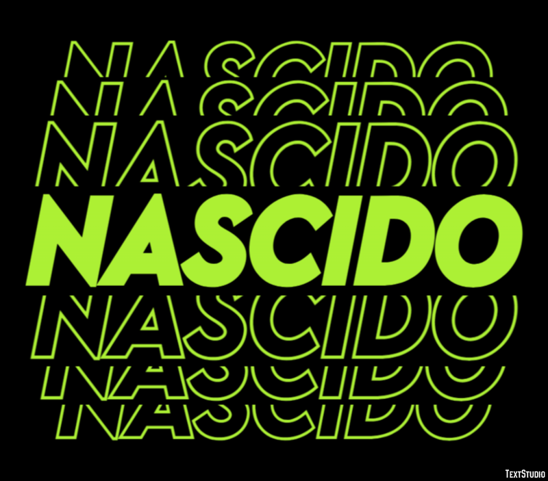Nascido Efekt tekstowy