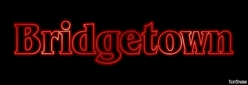 Bridgetown Efecto de Texto