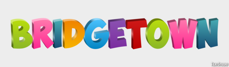 Bridgetown Efecto de Texto