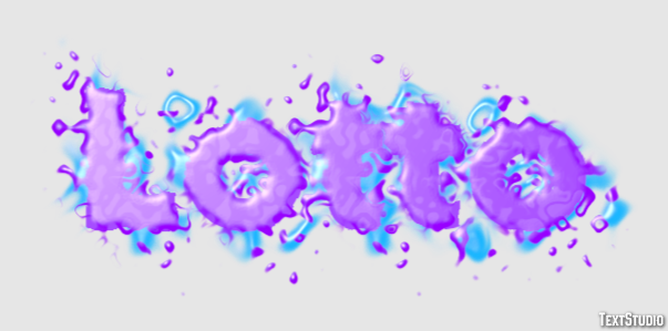 Lotto Texteffekt