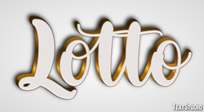 Lotto Efeito de texto