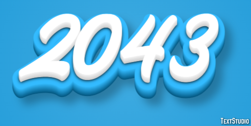2043 テキスト効果