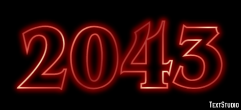 2043 テキスト効果