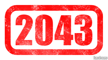 2043 Efecto de Texto