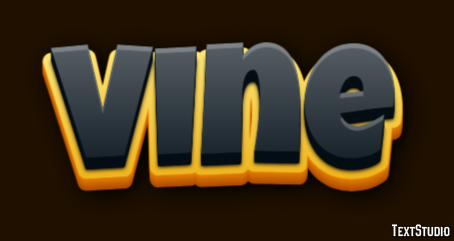 Vine Эффект текста