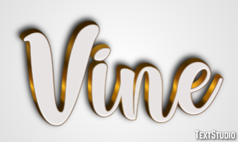 Vine Эффект текста