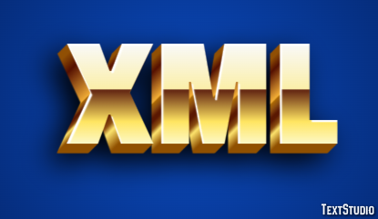 XML Эффект текста