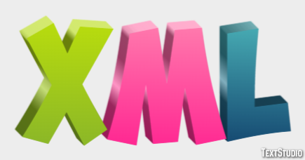 XML Эффект текста