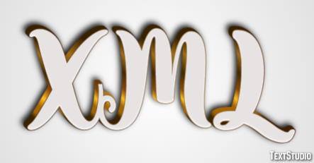 XML Эффект текста
