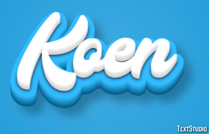 Koen Efecto de texto
