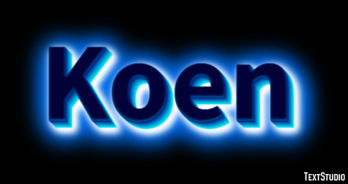 Koen Efecto de Texto