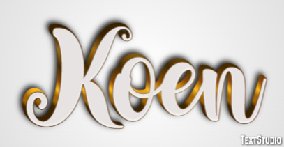 Koen Efecto de texto
