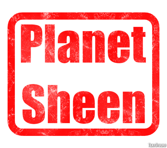 Planet Sheen Texteffekt