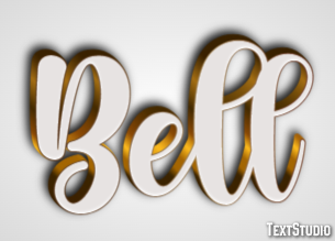 Bell Text Effect