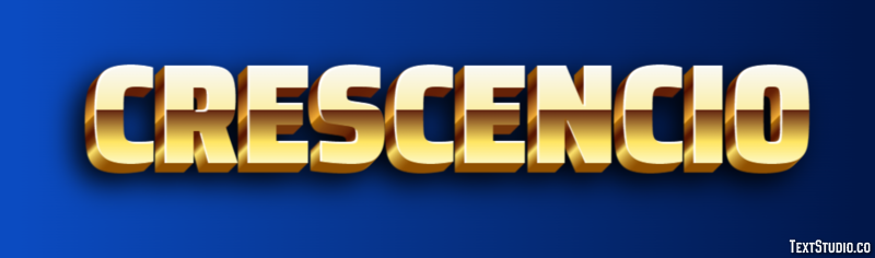 Crescencio Efecto de texto