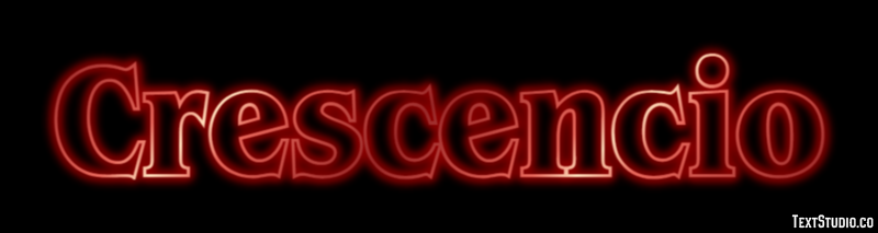 Crescencio Efecto de texto