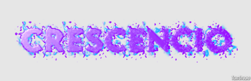Crescencio Efecto de texto