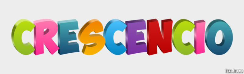 Crescencio Efecto de texto