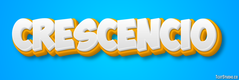 Crescencio Efecto de texto