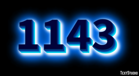 1143 Efekt tekstowy
