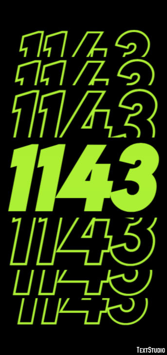 1143 Efekt tekstowy