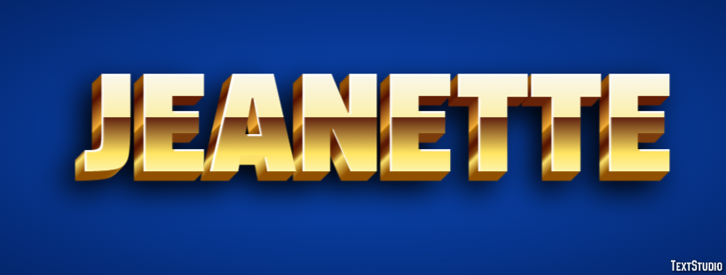 Jeanette Effetto testo