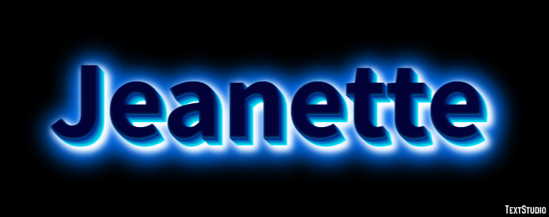 Jeanette Text Effect