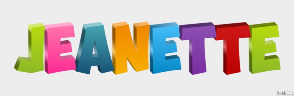 Jeanette Effetto testo
